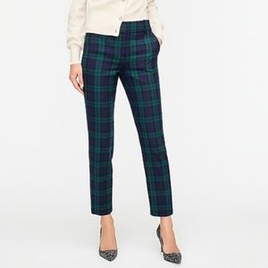 J.Crew Ruby Pants in Green Tartan